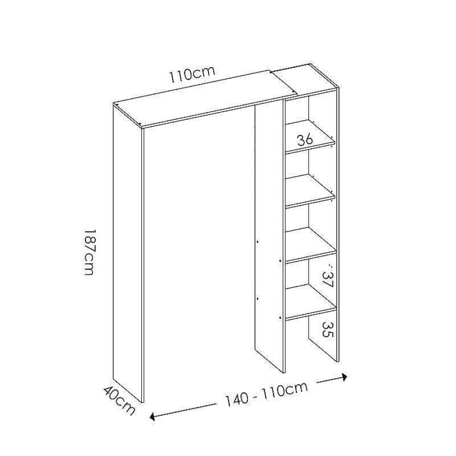 Dormitorio SAYEZ | Armario Vestidor Suit