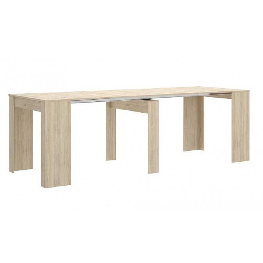 Salones SAYEZ | Mesa Comedor Extensible Consola Roble Canadian