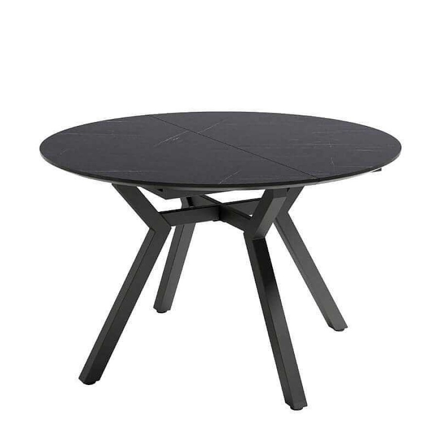 Salones SAYEZ | Mesa Comedor Extensible Cant Brico Piedra 120 Cm Marquina